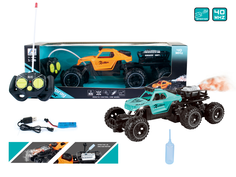 1:16 R/C 5CH Six Wheel Spray Climbing Car