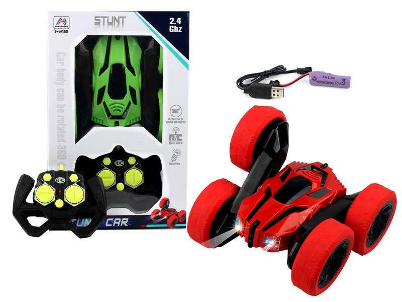 1:18 2.4G R/C 4WD Double Sided Stunt Vehicle