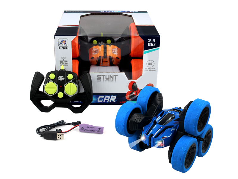 1:18 2.4G R/C 6WD Double Sided Stunt Vehicle