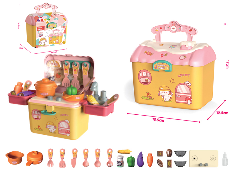 Yellow Spray Kitchen Storage House