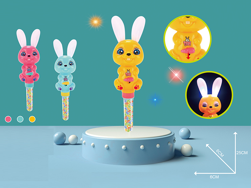 Hand Pressed Luminous Rabbit Candy Toys