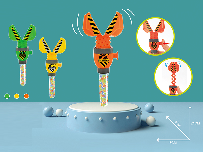 Telescopic Excavator Candy Toys