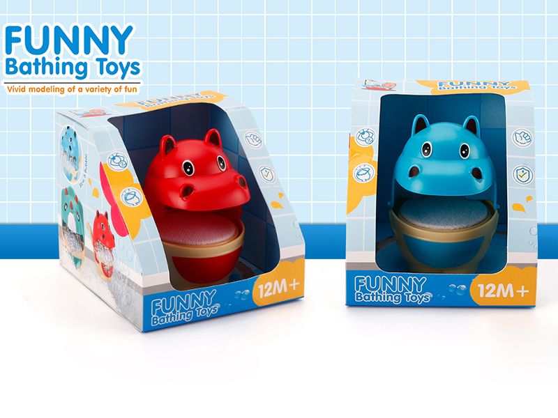 Bathing Toys Hippo Bubble Machine