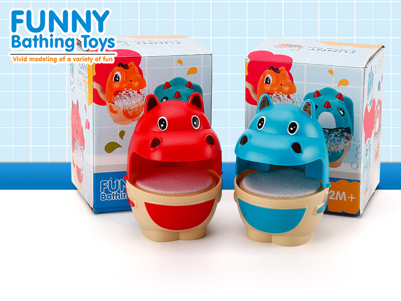 Bathing Toys Hippo Bubble Machine