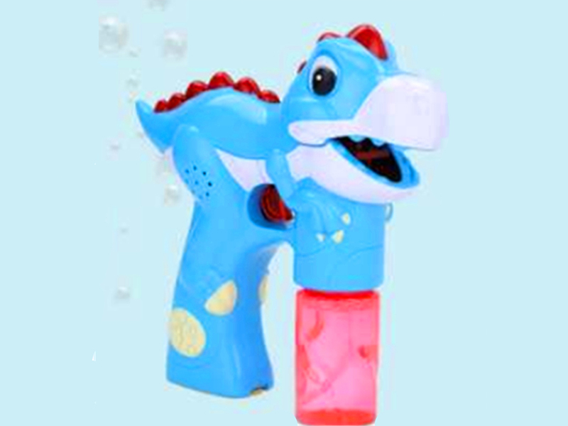 Blue Dinosaur Bubble Gun