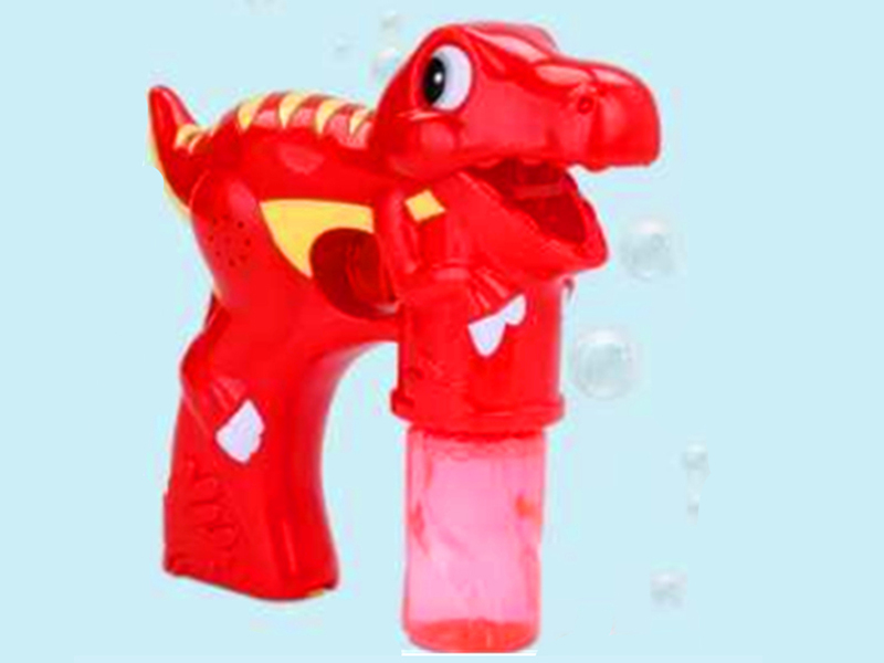Red Dinosaur Bubble Gun