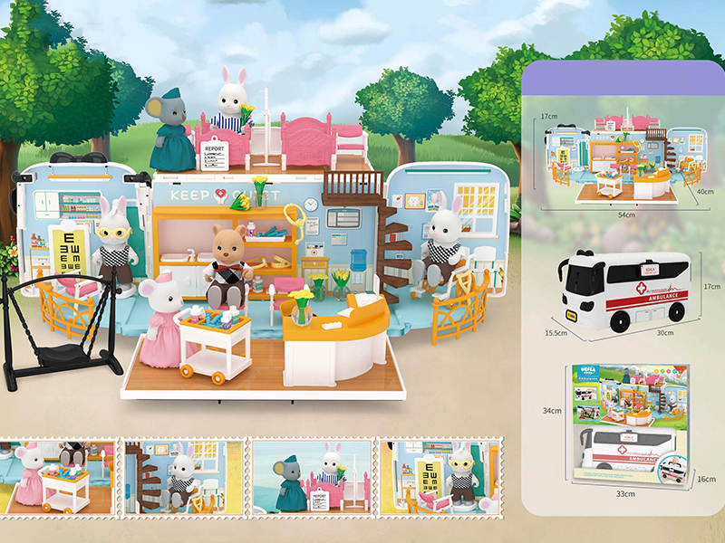 Bus Ambulance Hospital Scenes