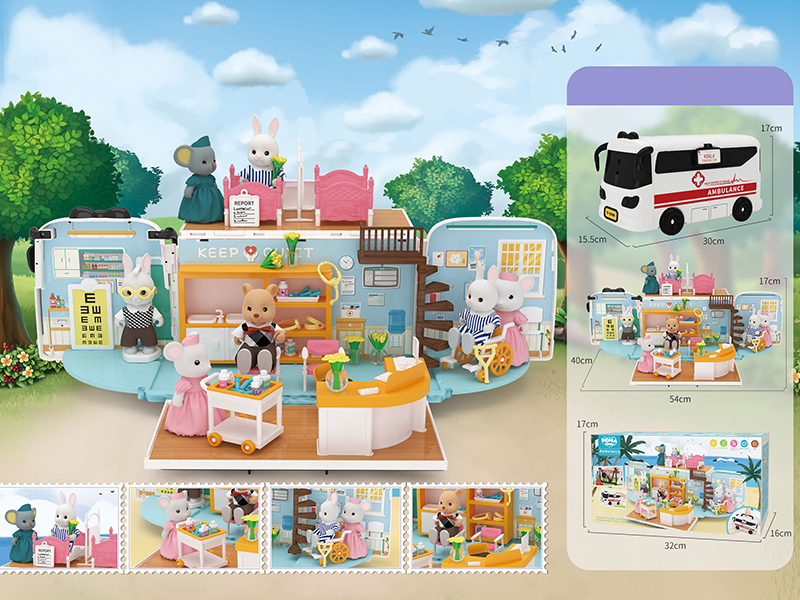 Bus Ambulance Hospital Scenes