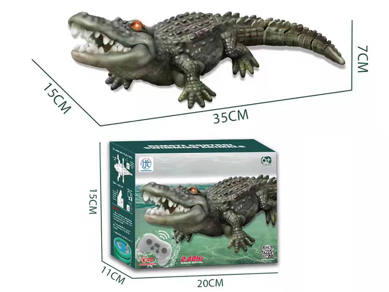 2.4G Remote Control Crocodile(Green)