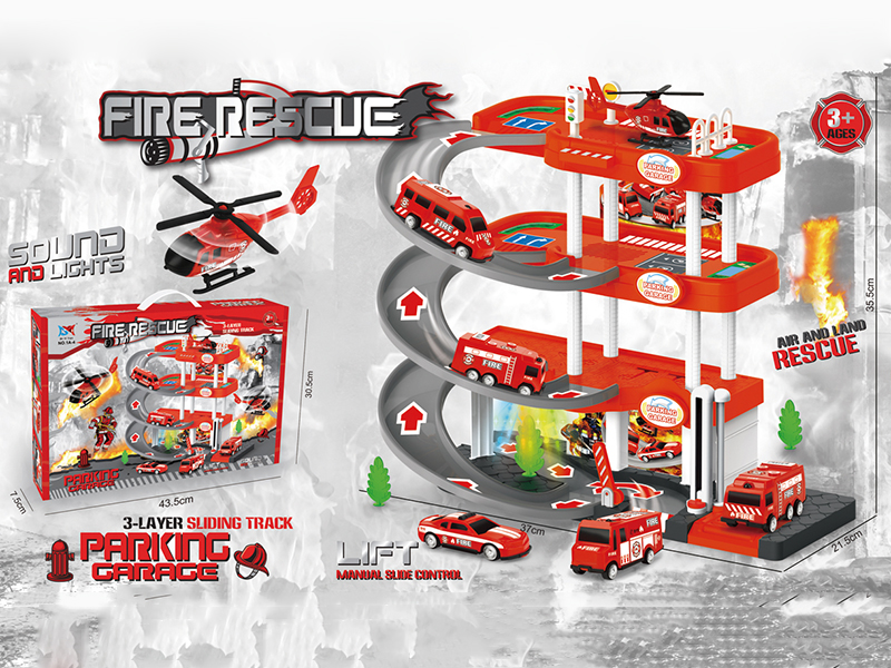Fire Control  4-Layer Parcking Lot With Light And Music