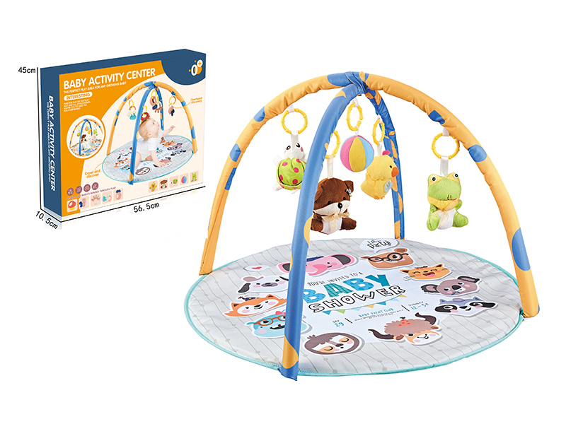 Baby Fitness Blanket With Plush Doll