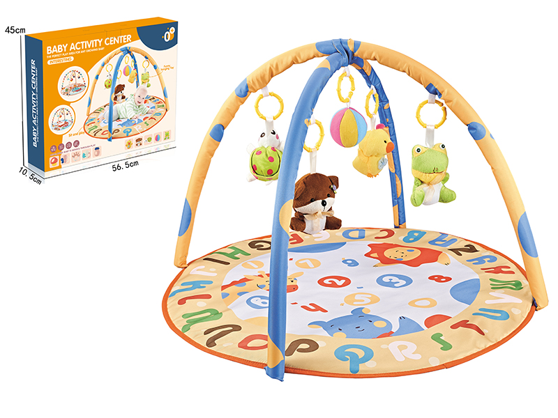 Baby Fitness Blanket With Plush Doll