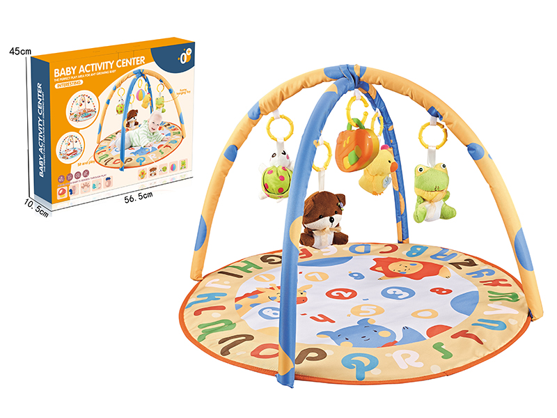 Baby Fitness Blanket With Plush Doll And Music Box