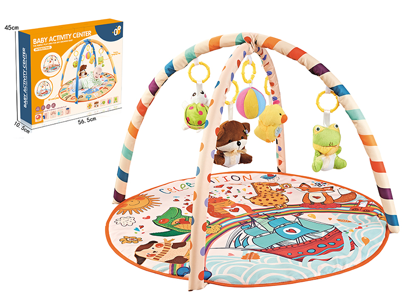 Baby Fitness Blanket With Plush Doll