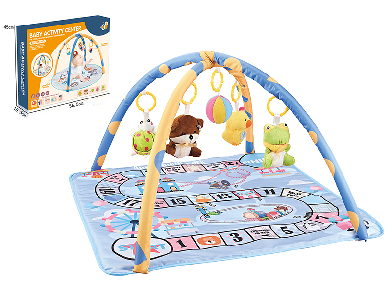 Baby Fitness Blanket With Plush Doll