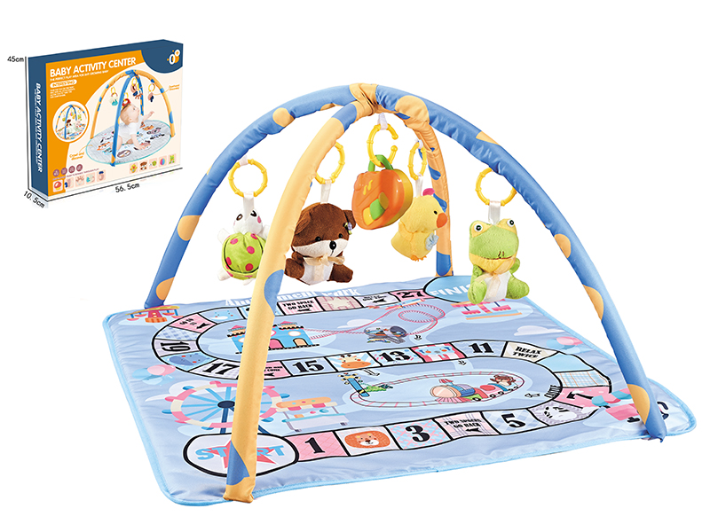 Baby Fitness Blanket With Plush Doll And Music Box