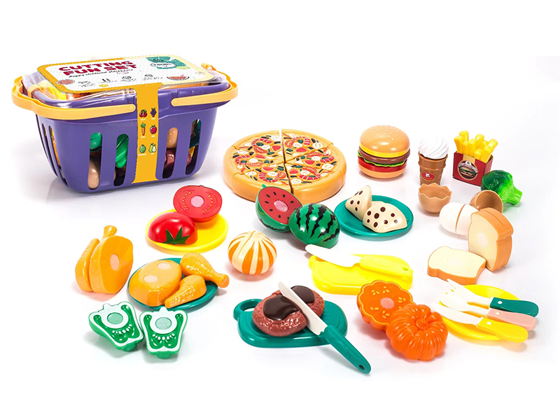 Cutting Fruits And Vegetable Fast Food Set 26PCS