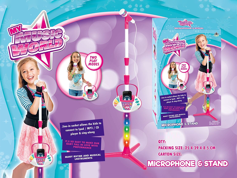 Microphone Set With Lamp