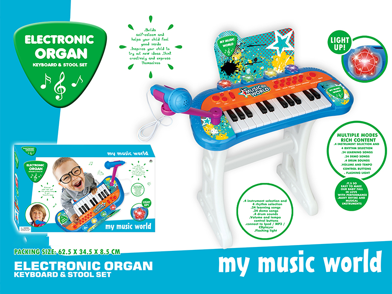 24 Key Electronic Piano Set