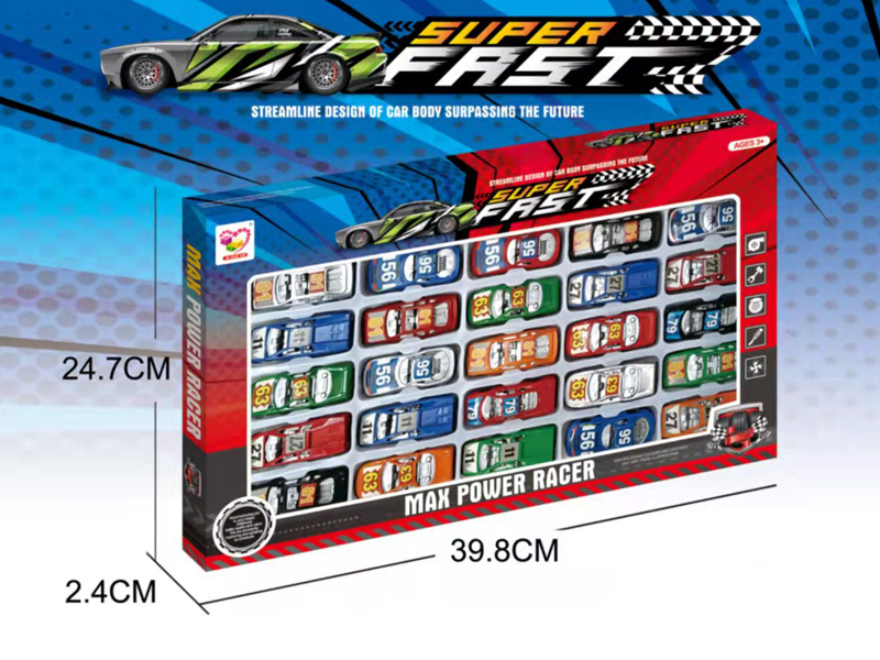 25 Slide Racing Cars
