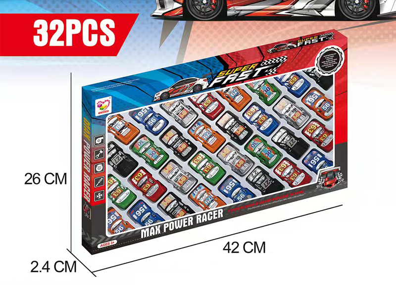 32 Slide Racing Cars