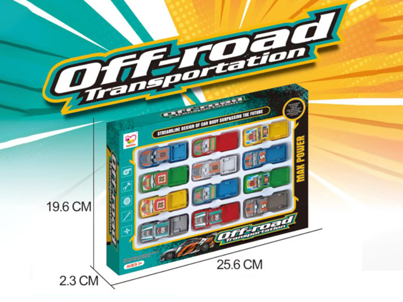 12 Slide Pickup Cars