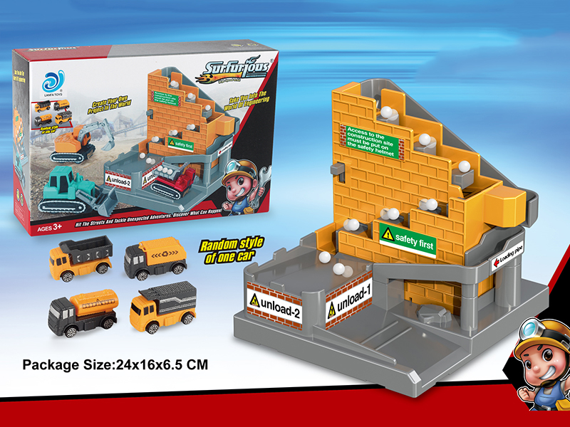 Engineering Conveyor Parking Lot(With 1 Car)