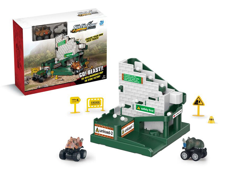 Sanitation Conveyor Parking Lot(With 2 Animal Cars)