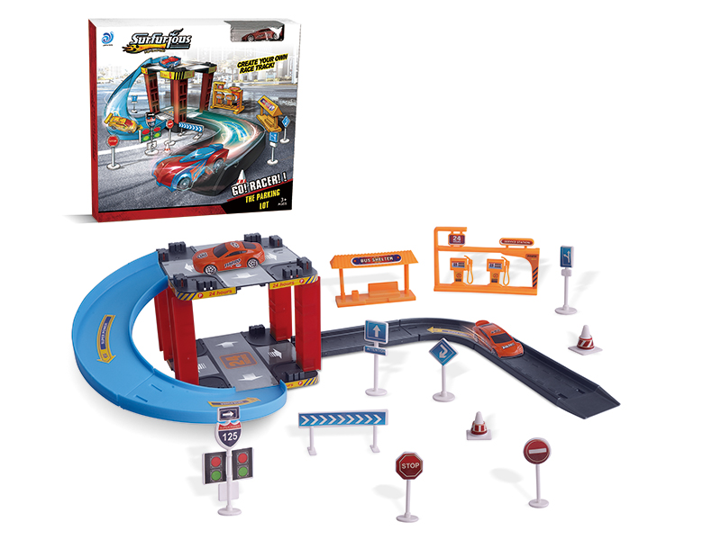 Parking Lot Rail Car(With 1 Car)