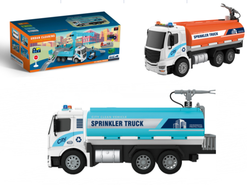 Deformation Sprinkler Truck( Light And Music,Launch,Water Spray,Friction)