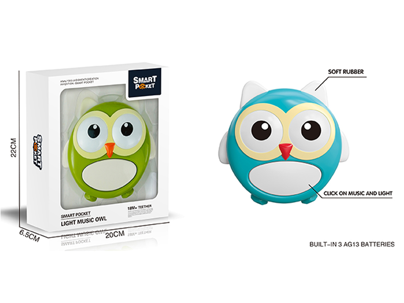 Owl With Light And Music