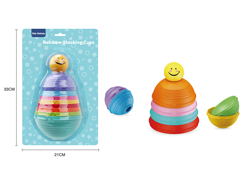 Rainbow Stacking Cups