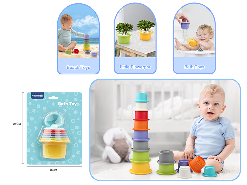 Bath Toys Stacking Cups