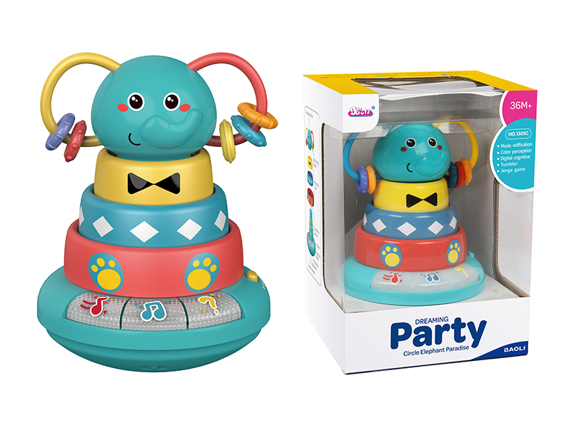 Elephant Jenga Tumbler