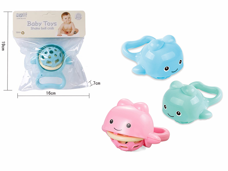 Baby Teether Rattles - Dolphin