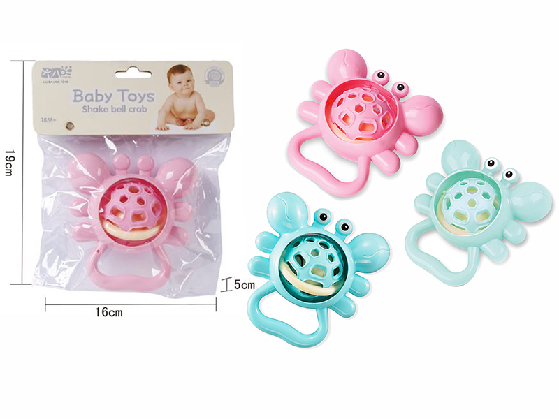 Baby Teether Rattles - Crab
