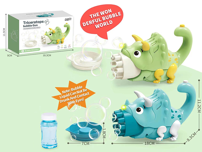 Triceratops Bubble Gun