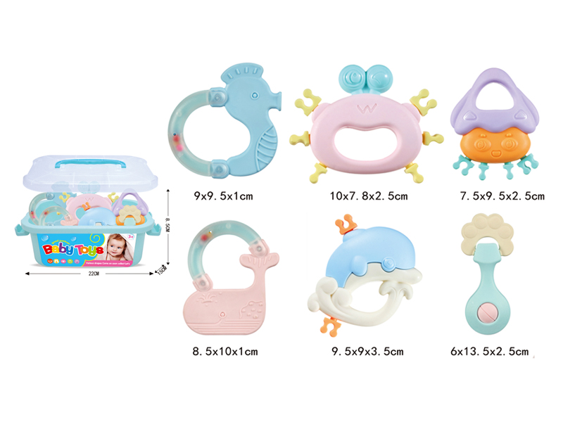 Baby Gum Ring Series 7Pcs