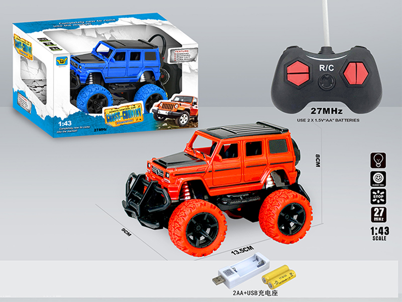 1:43 4CH R/C Mini Light Mercedes Benz Big G Simulation Car