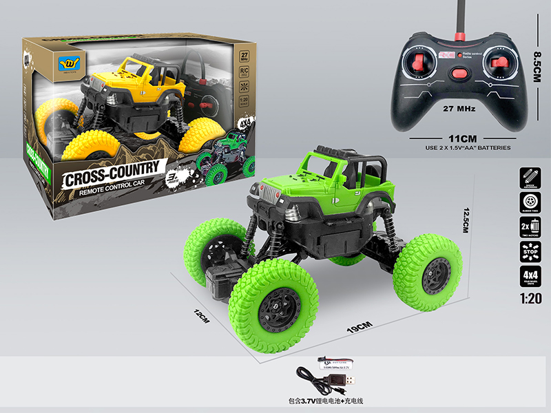 4CH R/C Wrangler Skeleton Simulation Climbing Car