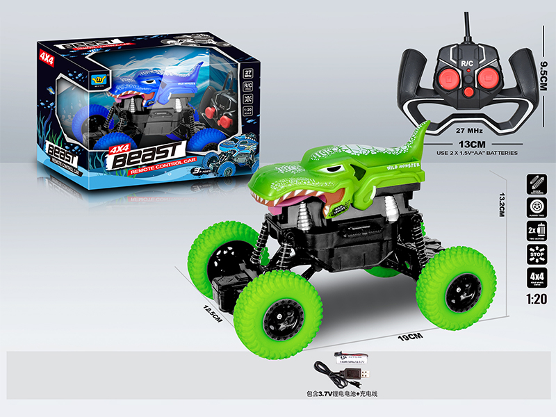 R/C 4CH Tyrannosaurus Rex Simulated Climbing Vehicle