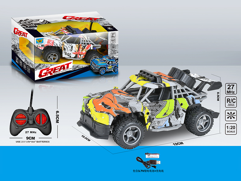 1:20 R/C 4Ch Big G Small Pull Graffiti Car