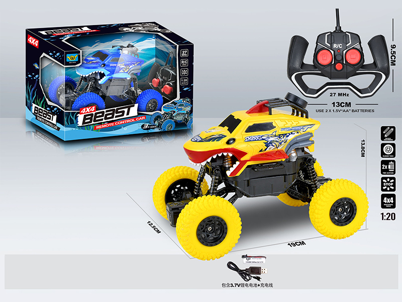 R/C 4Ch Shark Simulation Climbing Car