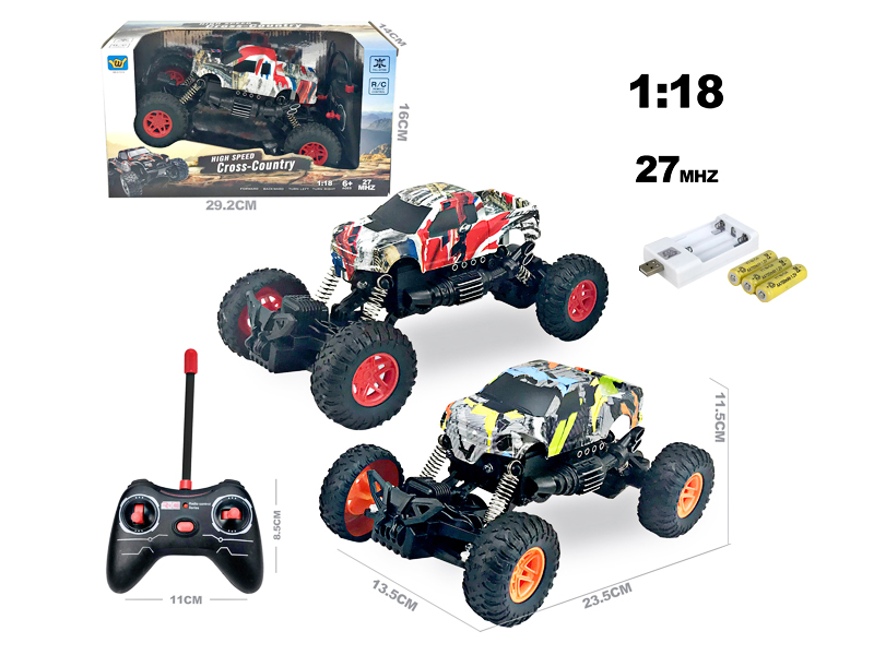 1:18 R/C 4Ch Water Transfer Off-Road Pick-Up Truck With Lights