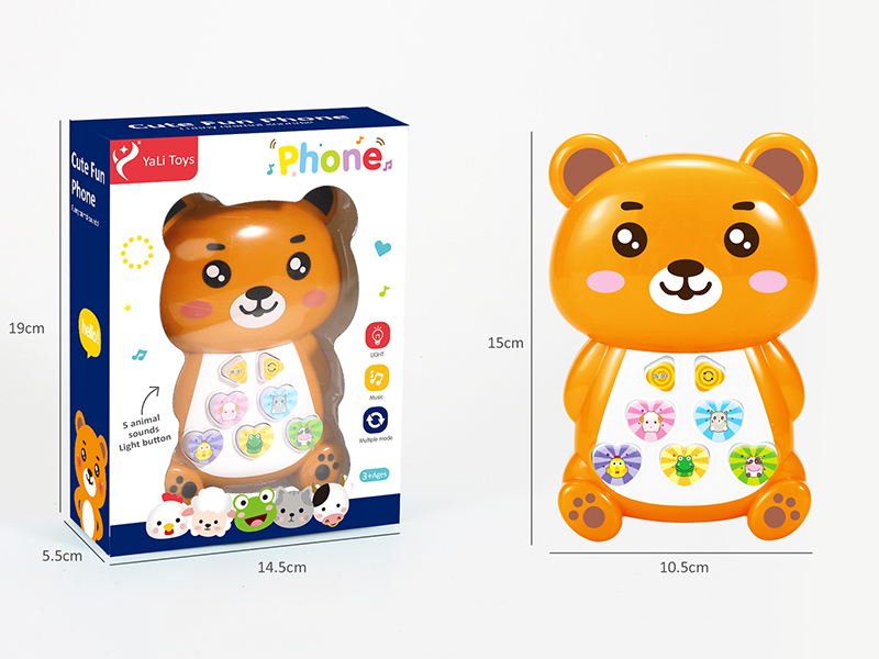 Bear Whack-A-Mole Early Education Machine With Light And Music