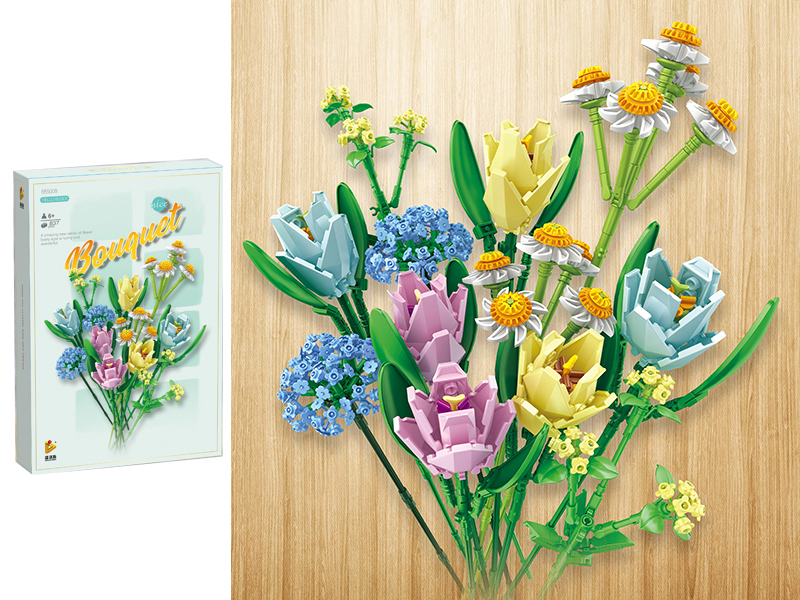 Building Blocks Bouquet - Tulip Bouquet