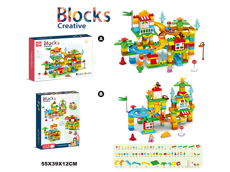 Creative Building Blocks - Crazy Racing Games 162pcs