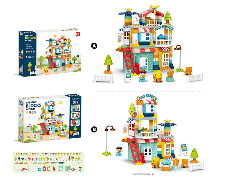 Creative Building Blocks - Villa Garden 176PCS