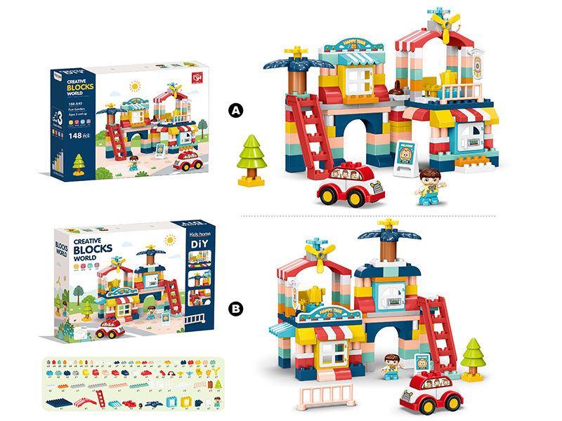 Creative Building Blocks - Villa Garden 148PCS