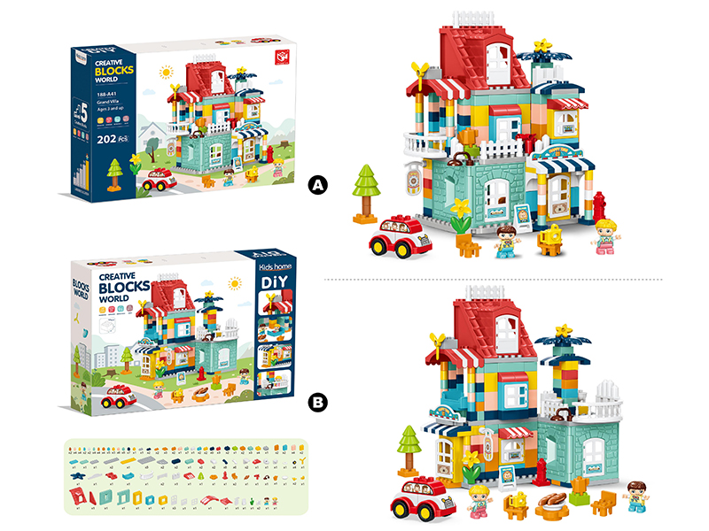 Creative Building Blocks - Villa Garden 202PCS